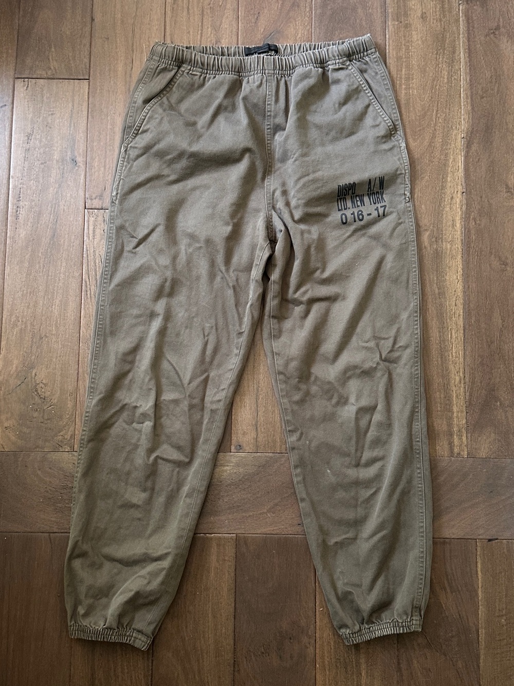 Alexander Wang Casual Elastic-Waist Cargo Jogger Pants - Olive Brown